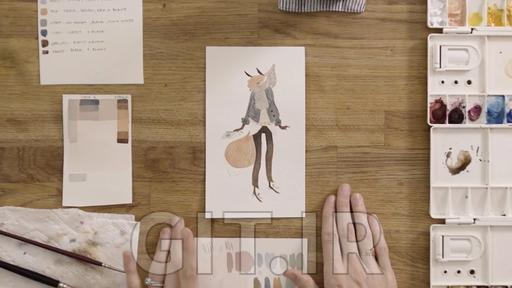 Gouache Illustration: Paint a Whimsical, Colorful Character