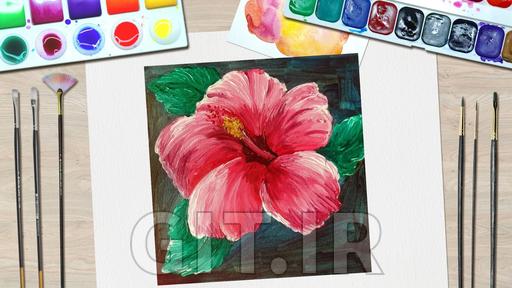 Ultimate Guide to One Stroke Painting - Hibiscus Flower Acrylic Painting for Beginners