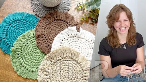 The Essential Coaster - Learn the Basics of Crocheting in the Round