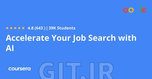 Accelerate Your Job Search with AI