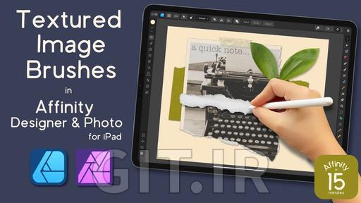 Affinity Designer & Photo for iPad V2 | Create a Textured Image Brush
