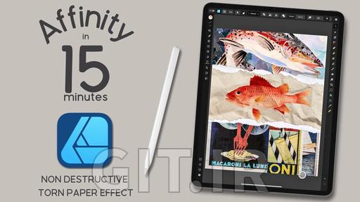 Affinity Designer V2 for iPad | Realistic Torn Paper Effect