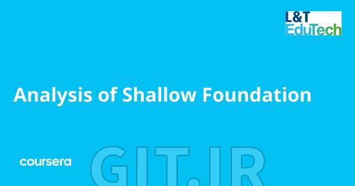 Analysis of Shallow Foundation