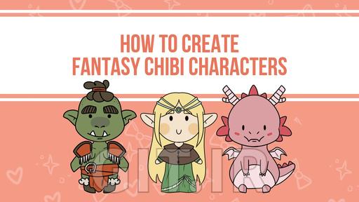 Draw Cute Art: Fantasy Chibi Characters!