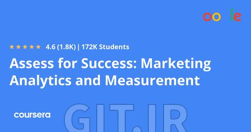 Assess for Success: Marketing Analytics and Measurement