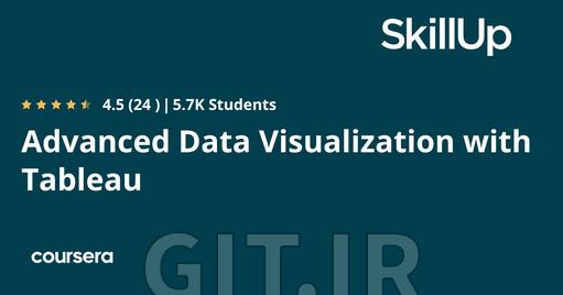 Advanced Data Visualization with Tableau