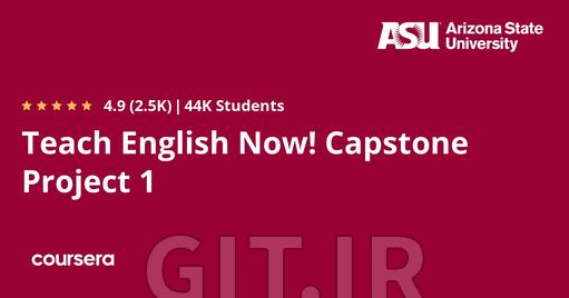 Teach English Now! Capstone Project 1