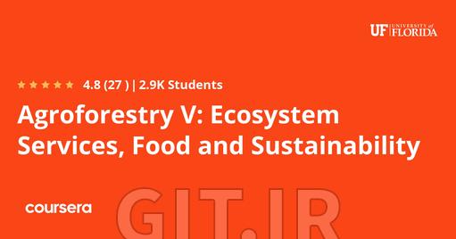 Agroforestry V: Ecosystem Services, Food and Sustainability