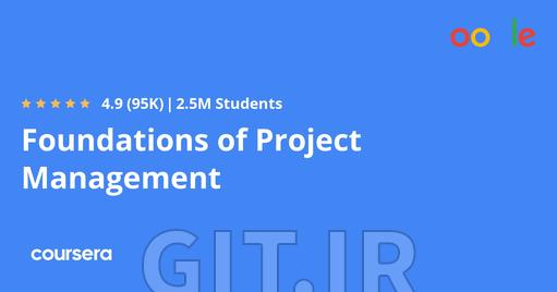 Foundations of Project Management