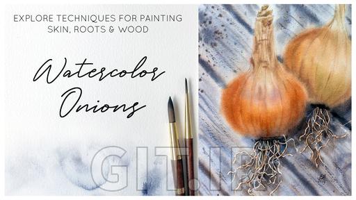 From Bulb to Brush: Painting Charming Onions in Watercolor