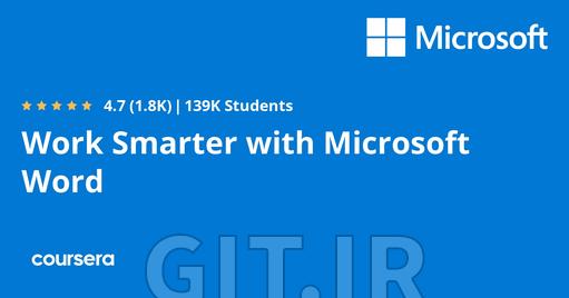 Work Smarter with Microsoft Word