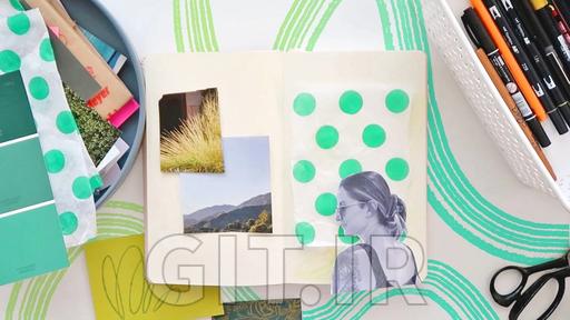 10-Minute Color Collage: A 7-Day Art Journaling Challenge to End Perfectionism