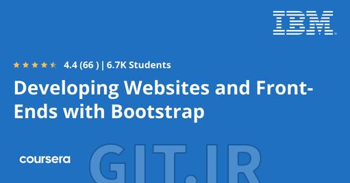 Developing Websites and Front-Ends with Bootstrap