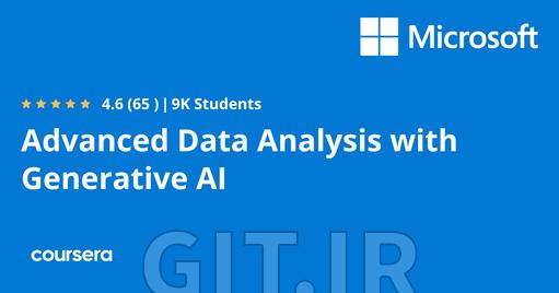 Advanced Data Analysis with Generative AI