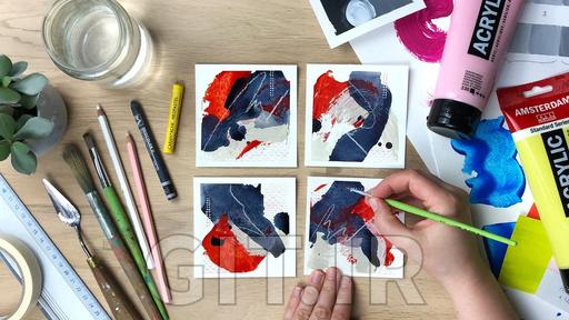 Acrylic Painting For Beginners: Create Expressive, Colorful Abstracts