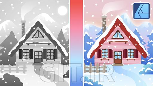 Drawing Vector Houses in Affinity Designer: Illustrate With Gradients
