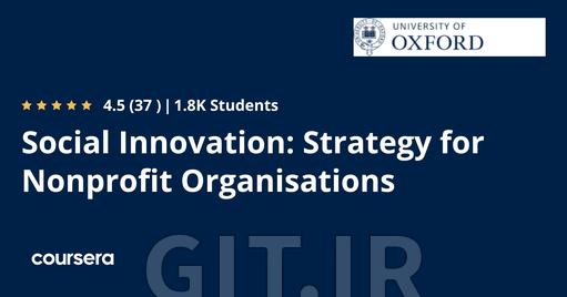 Social Innovation: Strategy for Nonprofit Organisations
