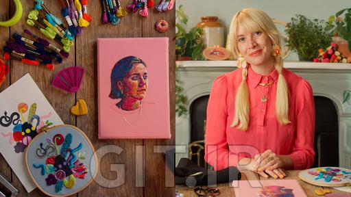 Intermediate Embroidery: Explore Collage, Portraits & Embellishments