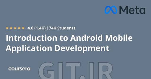 Introduction to Android Mobile Application Development 
