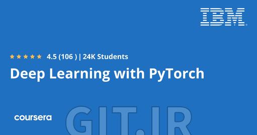 Deep Learning with PyTorch