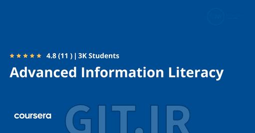 Advanced Information Literacy