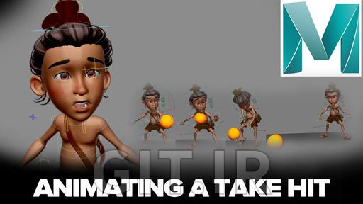 Character Animation for Games: Animating a Take Hit in Maya
