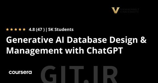 Generative AI Database Design & Management with ChatGPT