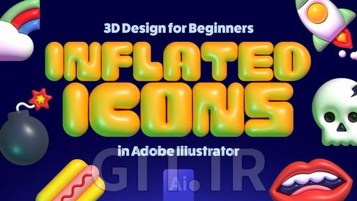 3D Icon Design for Beginners: Inflated Icons in Adobe Illustrator