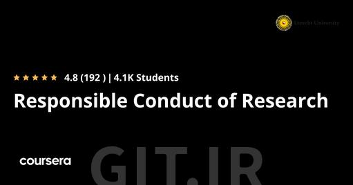 Responsible Conduct of Research