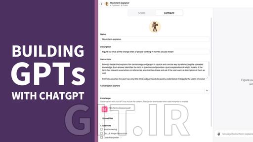 OpenAI ChatGPT: Creating Custom GPTs