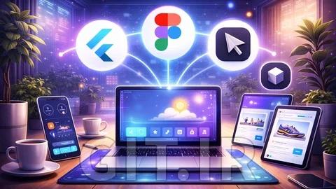 3-in-1 Flutter AI Masterclass: 15 Apps with Cursor & Figma