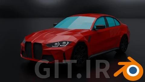 3D Low Poly Car Modeling In Blender