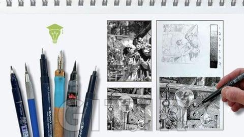 Accelerate Your Learning with Master Studies in Pen and Ink