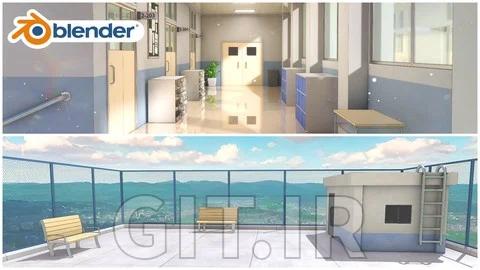 Anime in Blender - Create 2 Stylized Scenes