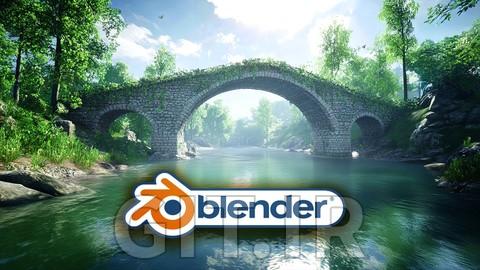 Blender Geometry Nodes – Procedural Bridge Generator