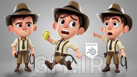 Cartoon Character Modeling for 3D Animation in Blender
