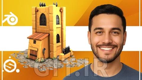 Create a Stylized Fort for Games – Blender to Substance