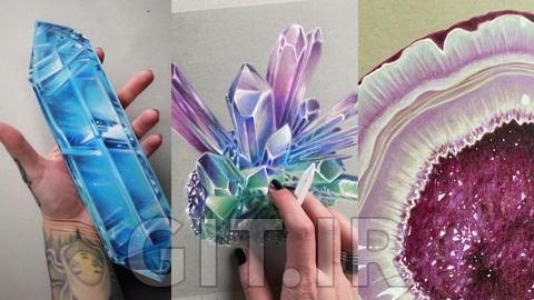 Drawing and Coloring Crystals