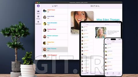 Flutter Responsive Design Split-Screen: Mobile, Desktop, Web