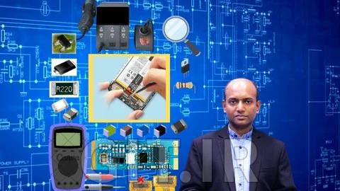 Hardware Cell Phone Repair with PCB Electronic Components