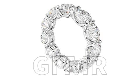 How to model eternity ring in Rhino 3D