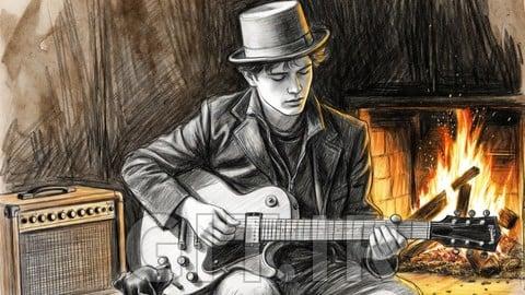Learn Blues Rhythm Guitar for Beginners 18 Play Along Tracks