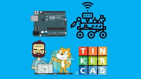Learn Circuits  with Tinkercad: Arduino based Robots Design