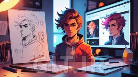 Learn Dynamic Character Design: Draw Characters in 4 Steps