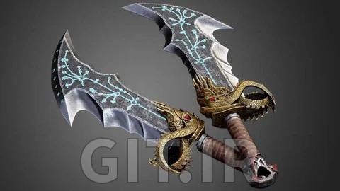 Master the Blade of Chaos: 3D Modeling & Texturing Course