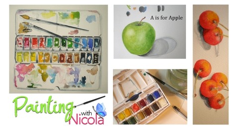 STRESS buster. Watercolor  painting to relax. Get the basics