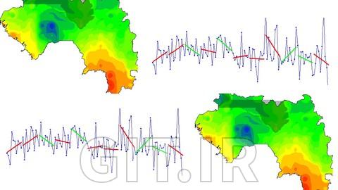 Pixel-Pixel Time Trend Modeling & Graphical Representation