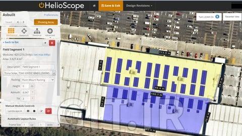 Residential and Commercial Solar PV Design in helioscope