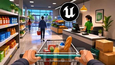 Simple Super Store with Blueprints System Unreal Engine 5