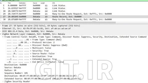 Using Wireshark to Understand the Zigbee Network Layer